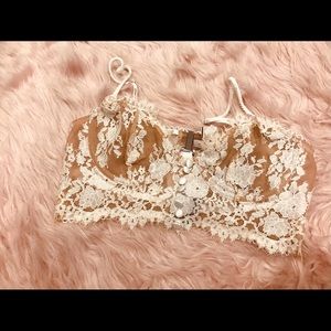 Lace underwire bralette for love and lemons